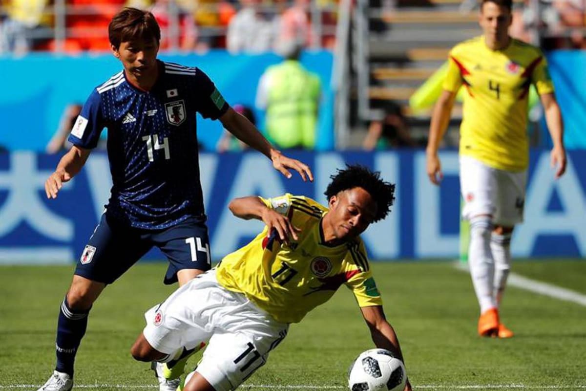 Venganza japonesa: Colombia cayó 1-2 en su debut en Rusia 2018 (Foto: EFE / VANGUARDIA LIBERAL )
