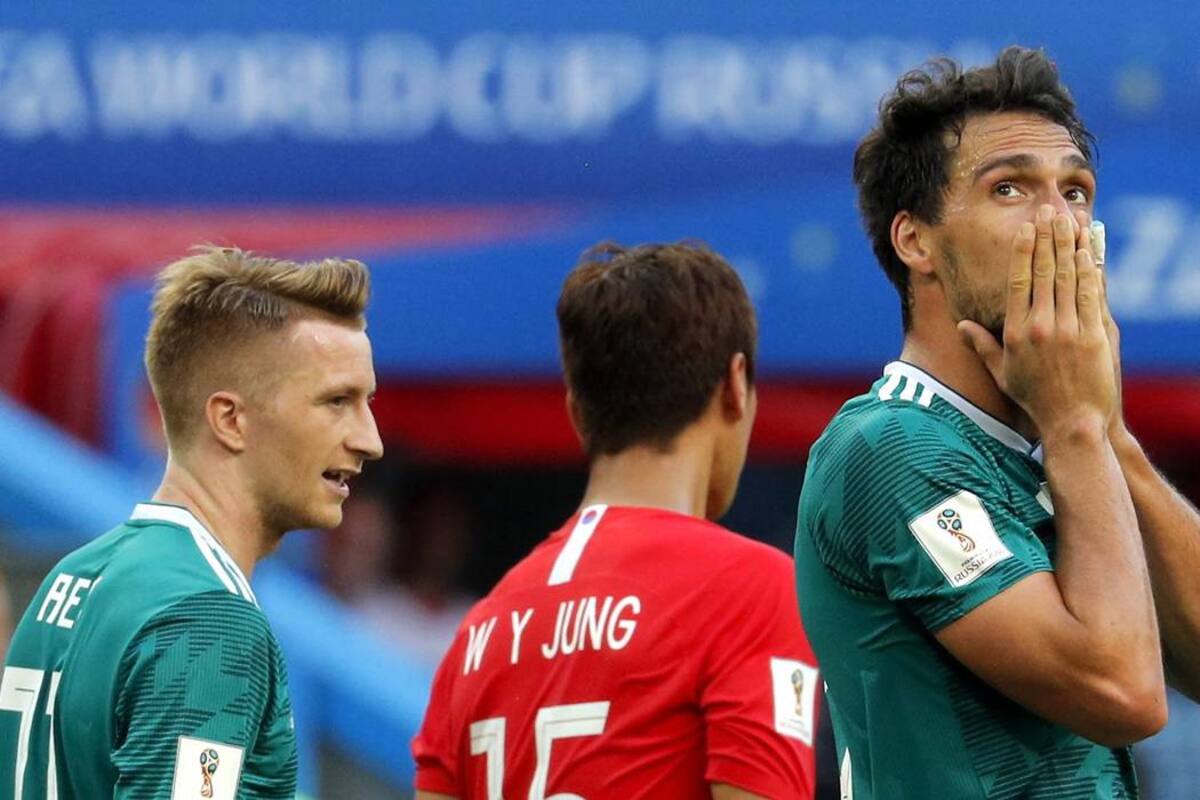 El conjunto alemán, reciente campeón, cayó 2-0 ante Corea del Sur. (Foto: EFE /VANGUARDIA LIBERAL)