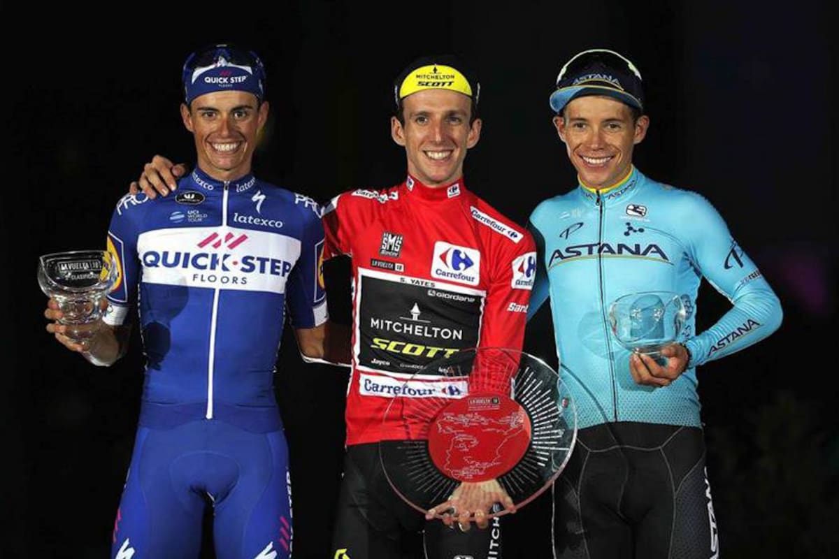 ‘Superman’ López logró su segundo podio tras el del Giro de este mismo año. (Foto: EFE / VANGUARDIA LIBERAL )