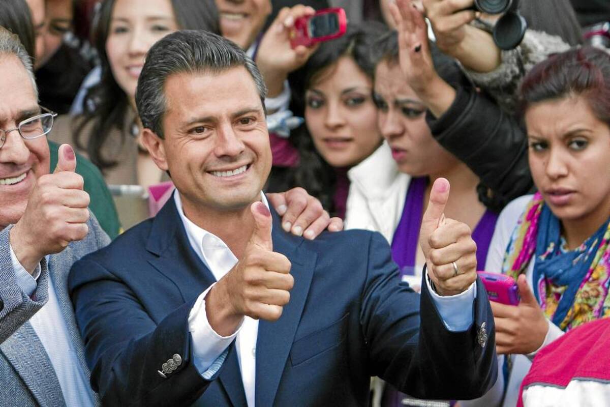 Enrique Peña Nieto asumió este sábado como presidente de México (Foto: Afp/VanguardiaLiberal)