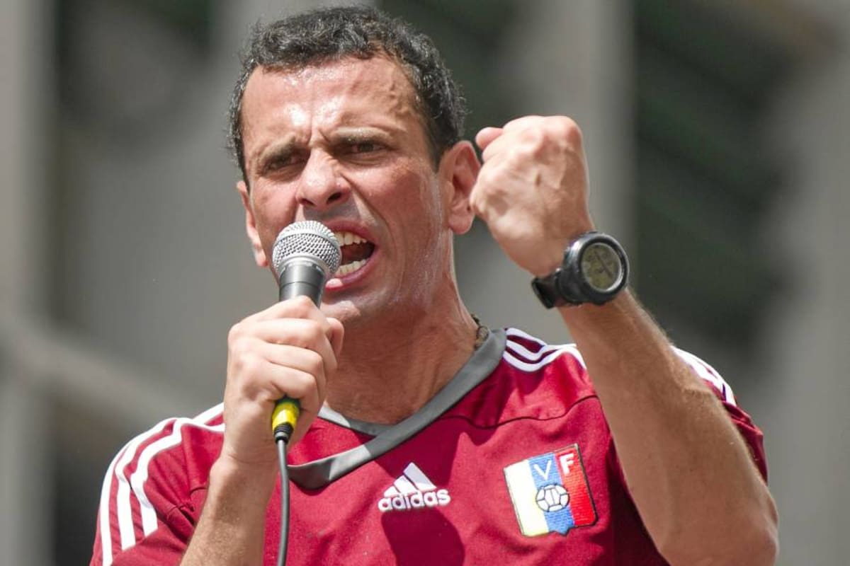 Capriles augura un triunfo por 10 puntos sobre Chávez en presidenciales (Foto: Archivo/ VANGUARDIA LIBERAL)