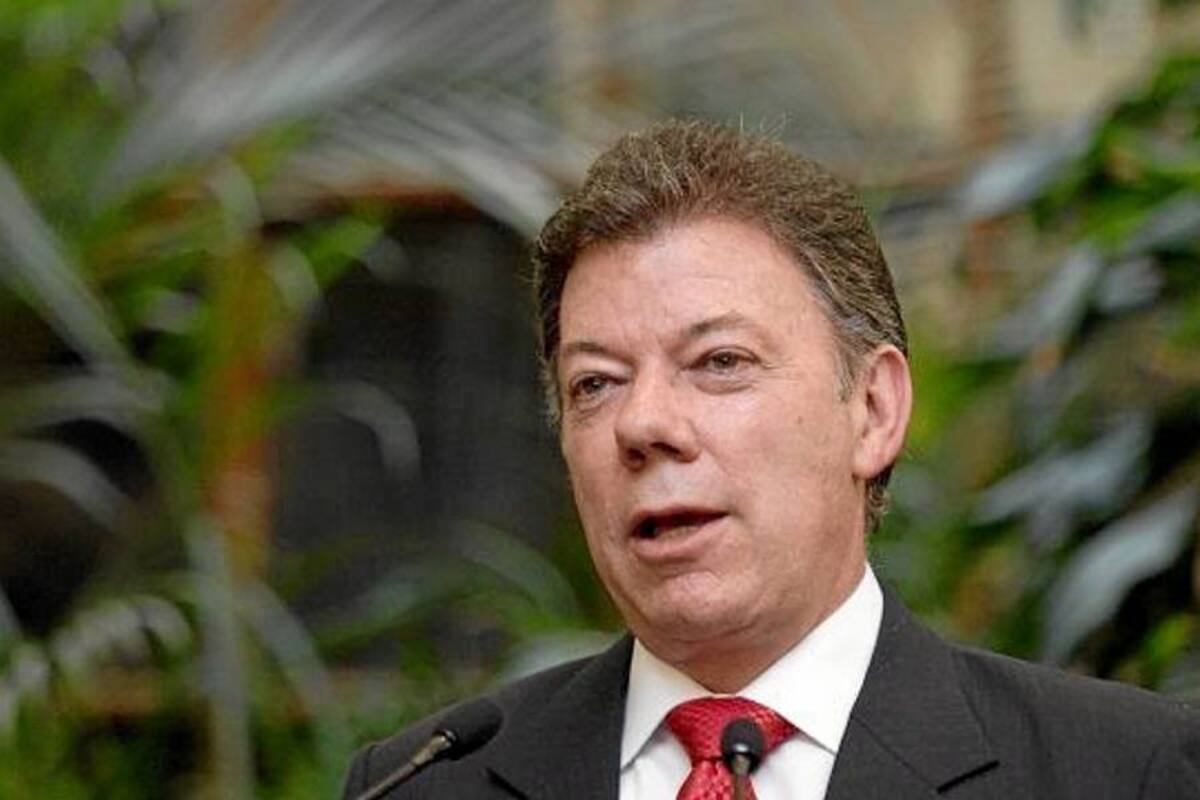 "No los volveremos a abandonar”, Santos en el Caguán (Foto: Tomada de internet/VANGUARDIA LIBERAL)