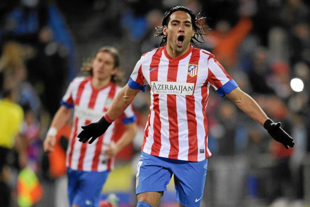 Estos son los cinco goles históricos de Falcao ante el Deportivo (Foto: AFP / VANGUARDIA LIBERAL)