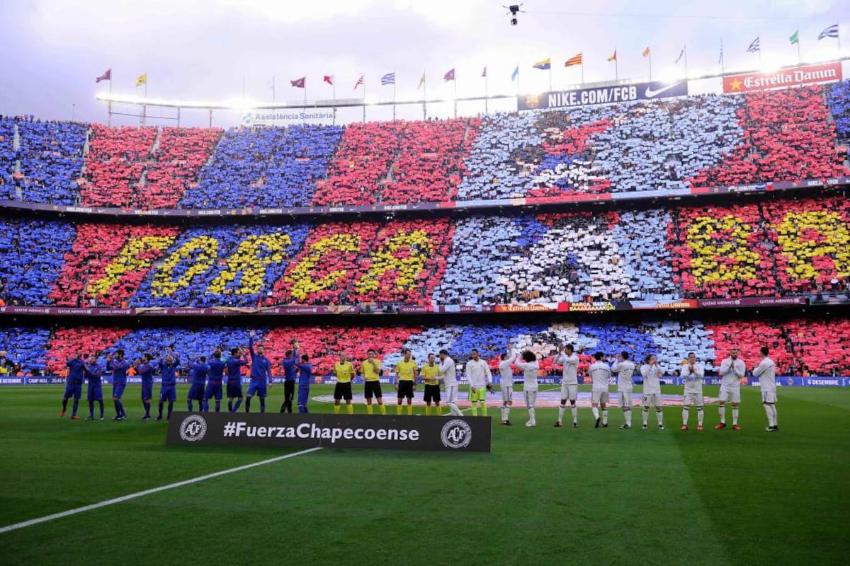 El fútbol europeo recordó al Chapecoense (Foto: AFP /VANGUARDIA LIBERAL)
