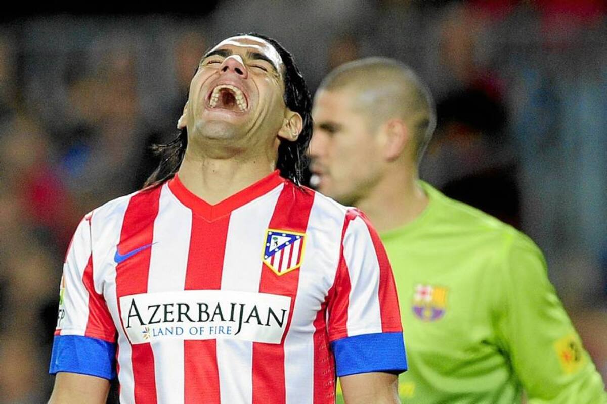 El Atlético “dejó sólo a Falcao” frente a Barcelona: Simeone (Foto: AFP / VANGUARDIA LIBERAL)