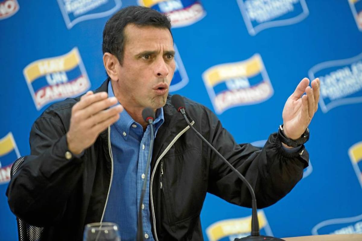 El candidato opositor Capriles llama a Chávez a votar por él (Foto: EFE/VANGUARDIA LIBERAL)