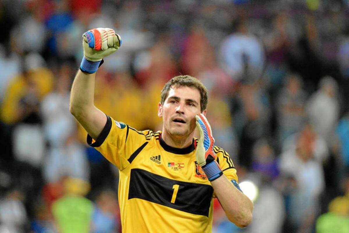 Iker Casillas sigue imbatido en las eliminatorias de fases finales (Foto: Afp/ VANGUARDIA LIBERAL)