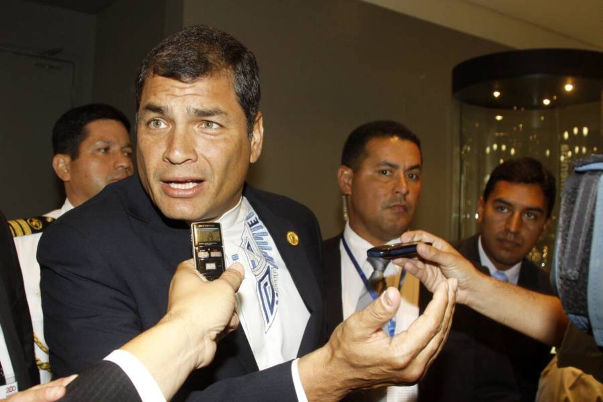 Rafael Correa (Foto: Afp/VANGUARDIA LIBERAL)