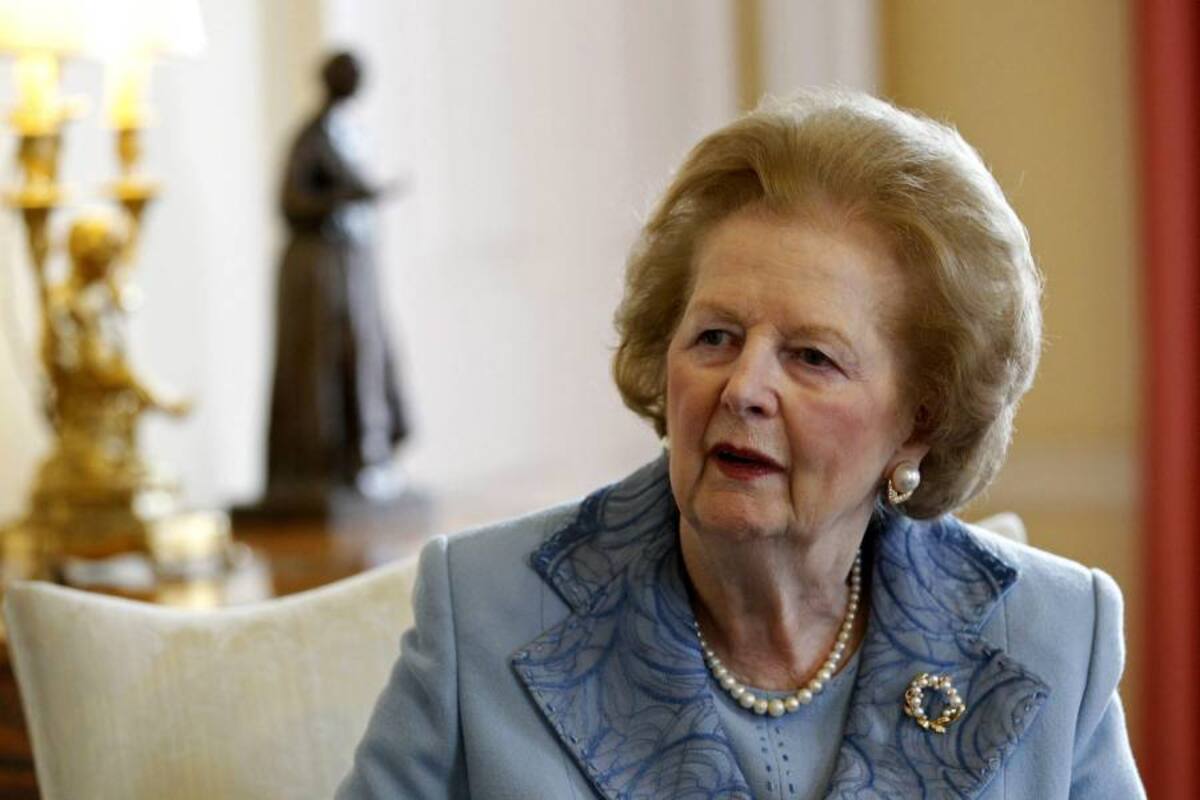Thatcher se recupera tras ser operada de un tumor en la vesícula (Foto: Archivo/VANGUARDIA LIBERAL)