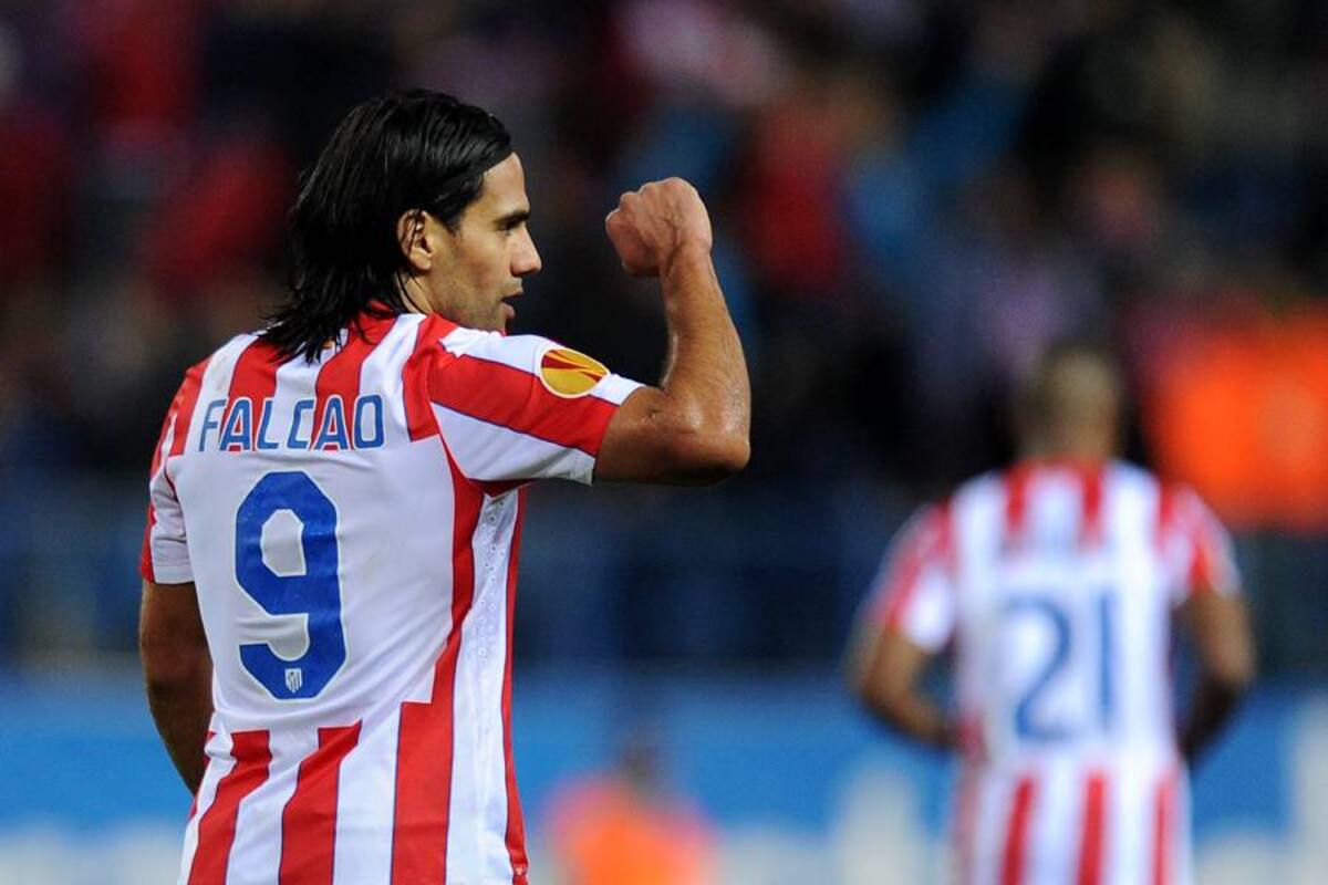 Falcao ya golpea el balón, pero aún es duda para el derbi (Foto: Afp/VanguardiaLiberal)