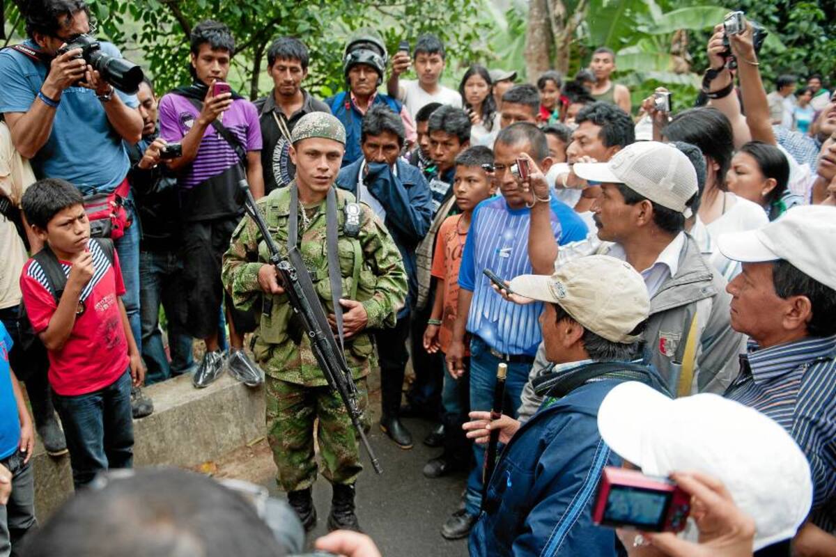 Indígenas del Cauca suspenden diálogo con Gobierno (Foto: AFP/VANGUARDIA LIBERAL)