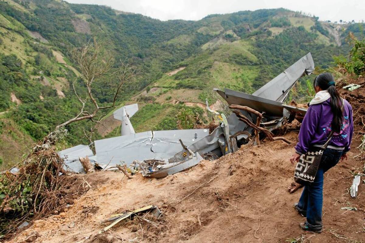 Indígenas entregarán caja negra del Súper Tucano caído (Foto: AFP/VANGUARDIA LIBERAL)