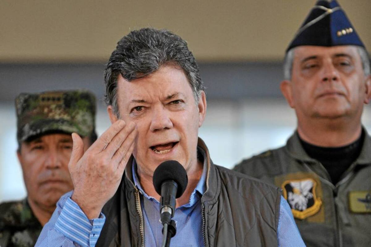 "Recientes ataques de las Farc no tienen ninguna ventaja militar": Santos (Foto: Archivo/VANGUARDIA LIBERAL)