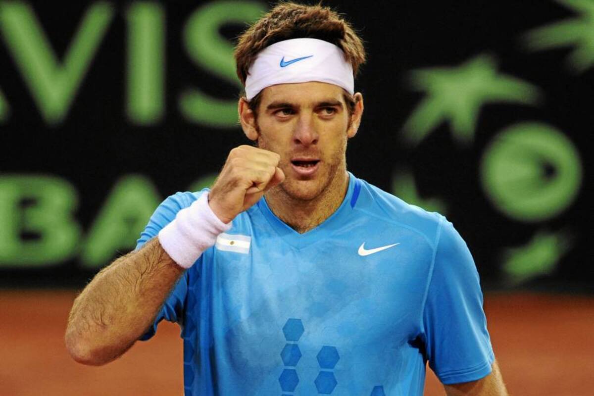 Juan Martín Del Potro sigue sin confirmar si jugará contra Alemania en la Davis (Foto: Afp/VanguardiaLiberal)