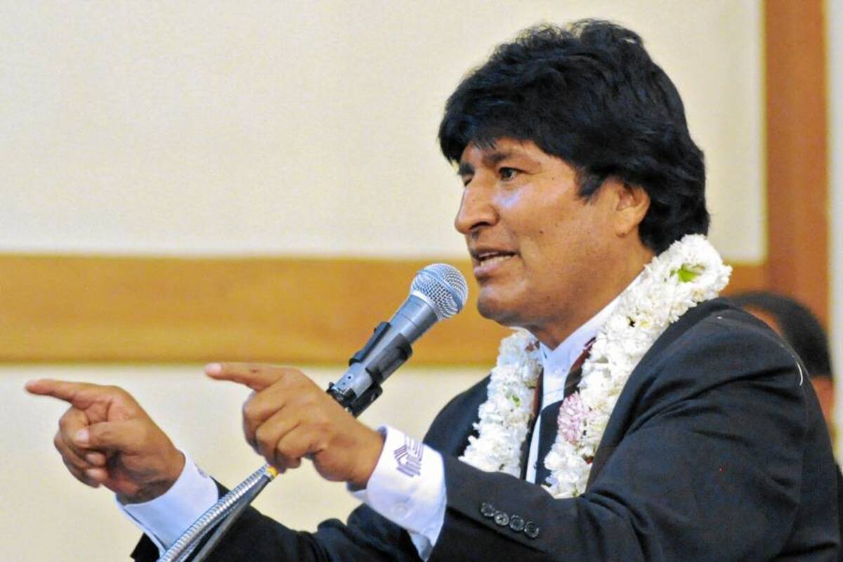 Evo Morales llega a Perú para reunirse con Humala y pasar fiestas de Navidad (Foto: Afp/VanguardiaLiberal)
