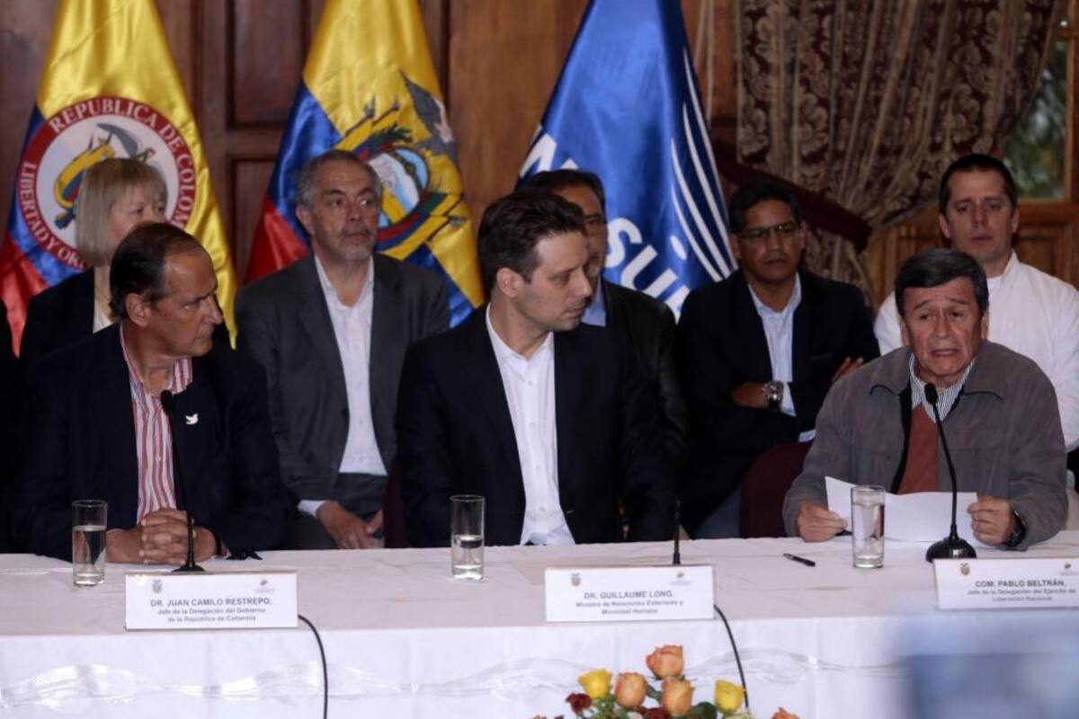 El próximo martes iniciará la fase pública de negociaciones con el Eln (Foto: Colprensa /VANGUARDIA LIBERAL)