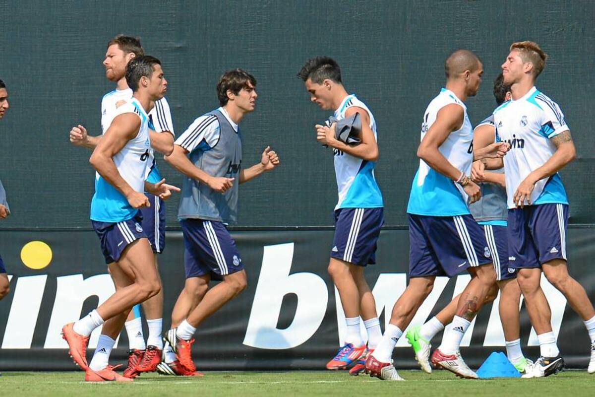 El Real Madrid listo para el encuentro y la gran fiesta ante el Galaxy (Foto: Afp/ VANGUARDIA LIBERAL)