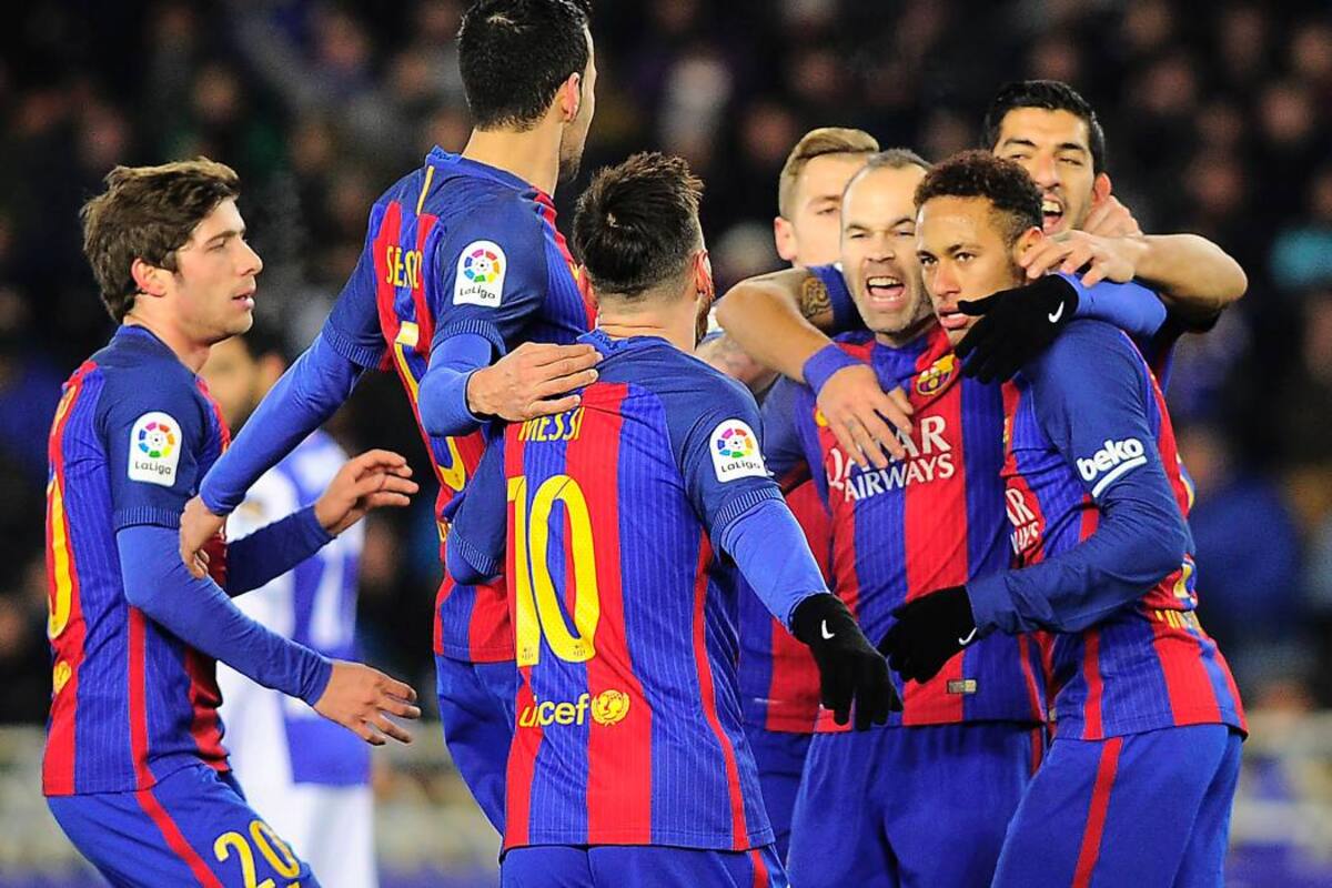 Barcelona acaba con su maldición en el campo de la Real Sociedad (Foto: AFP/VANGUARDIA LIBERAL)