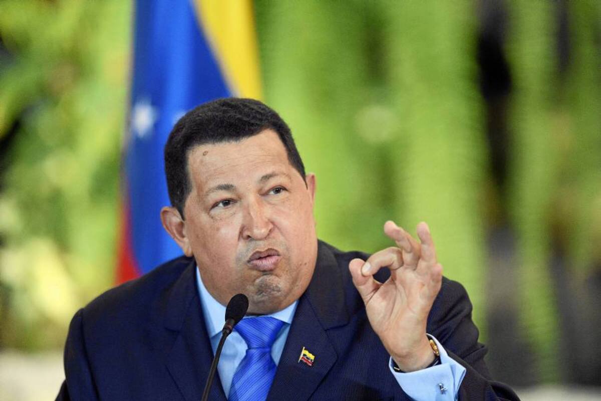 Chávez dice que se siente bien y niega rumores sobre visita médica en Brasil (Foto: Afp/VanguardiaLiberal)