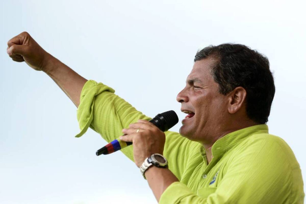 Correa dice que su revolución ciudadana "no la para nada ni nadie" (Foto: Archivo/ VANGUARDIA LIBERAL)