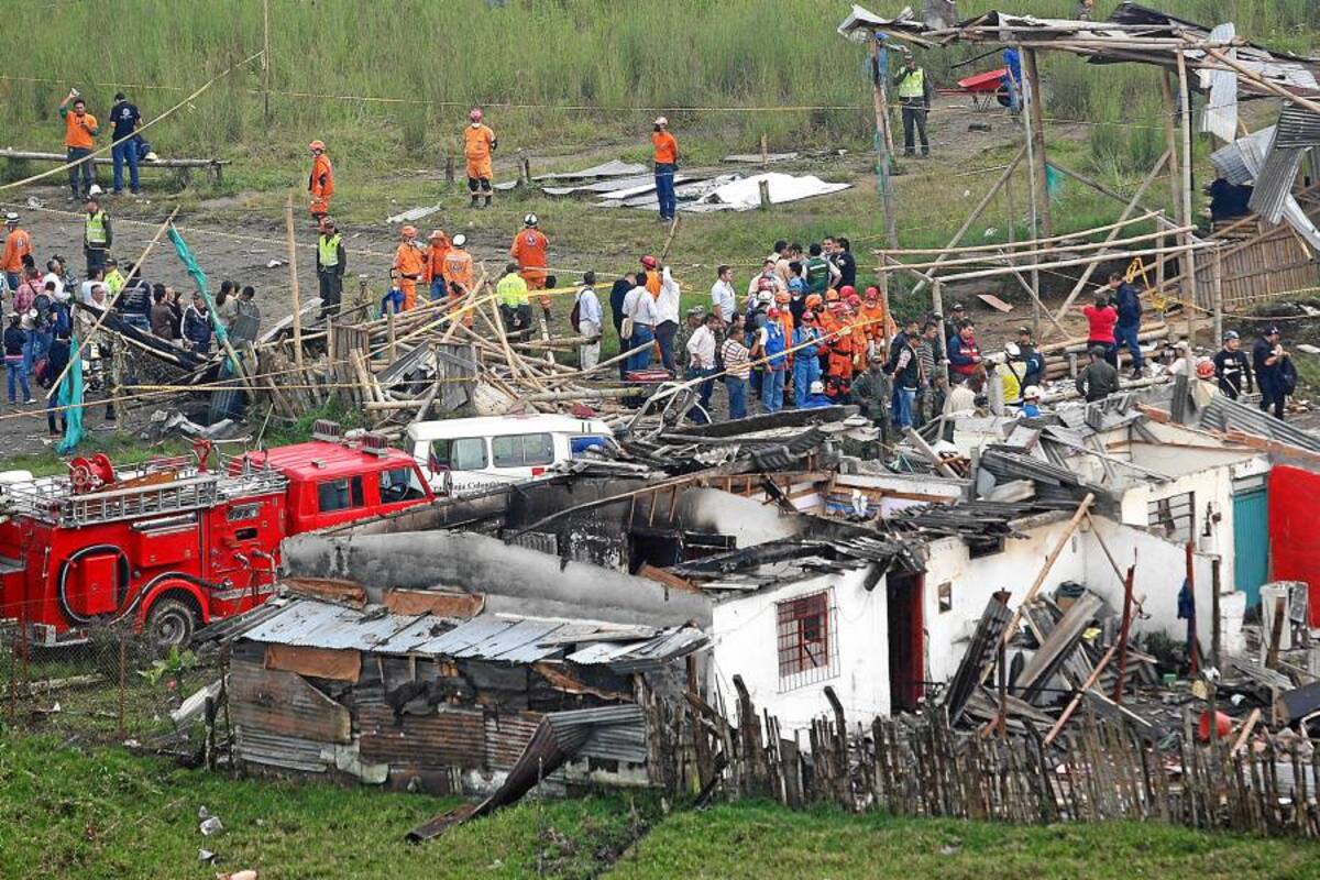 Aún no se conoce causa de explosión de polioducto en Dosquebradas (Foto: Afp/VANGUARDIA LIBERAL)