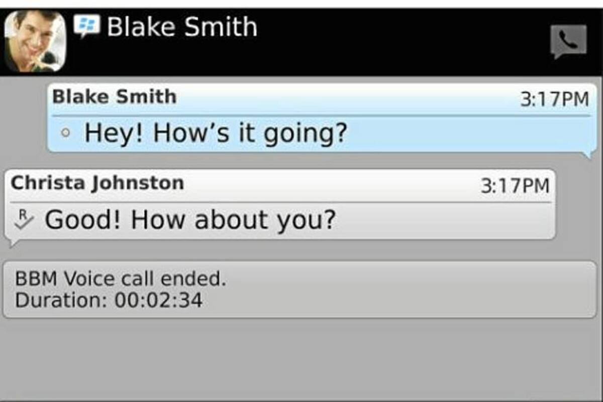 Blackberry Messenger ahora te permite tener conversaciones de voz gratis por Wi-Fi (Foto: Tomado de Internet/ VANGUARDIA LIBERAL)