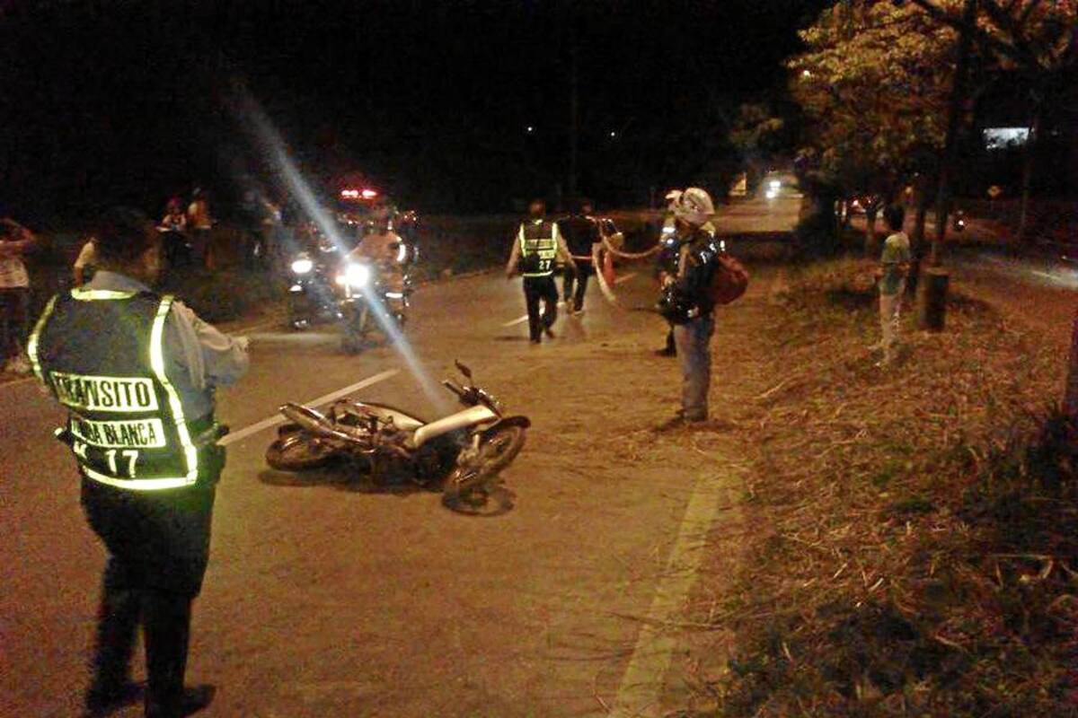 Un motociclista murió al estrellarse en el anillo vial (Foto: Suministrada Pablo Espitia / VANGUARDIA LIBERAL)