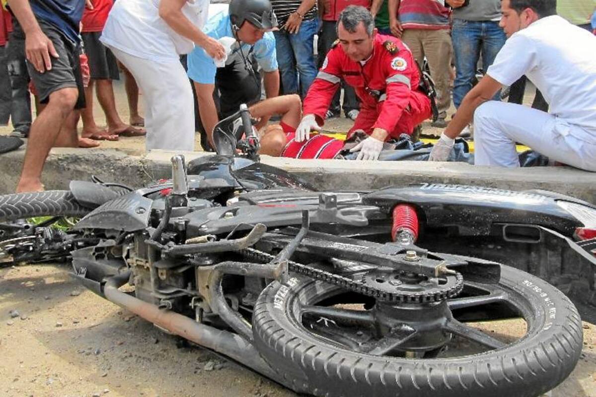 Dos heridos en accidente de tránsito en ‘Platacero’ (Foto: Archivo/ VANGUARDIA LIBERAL)