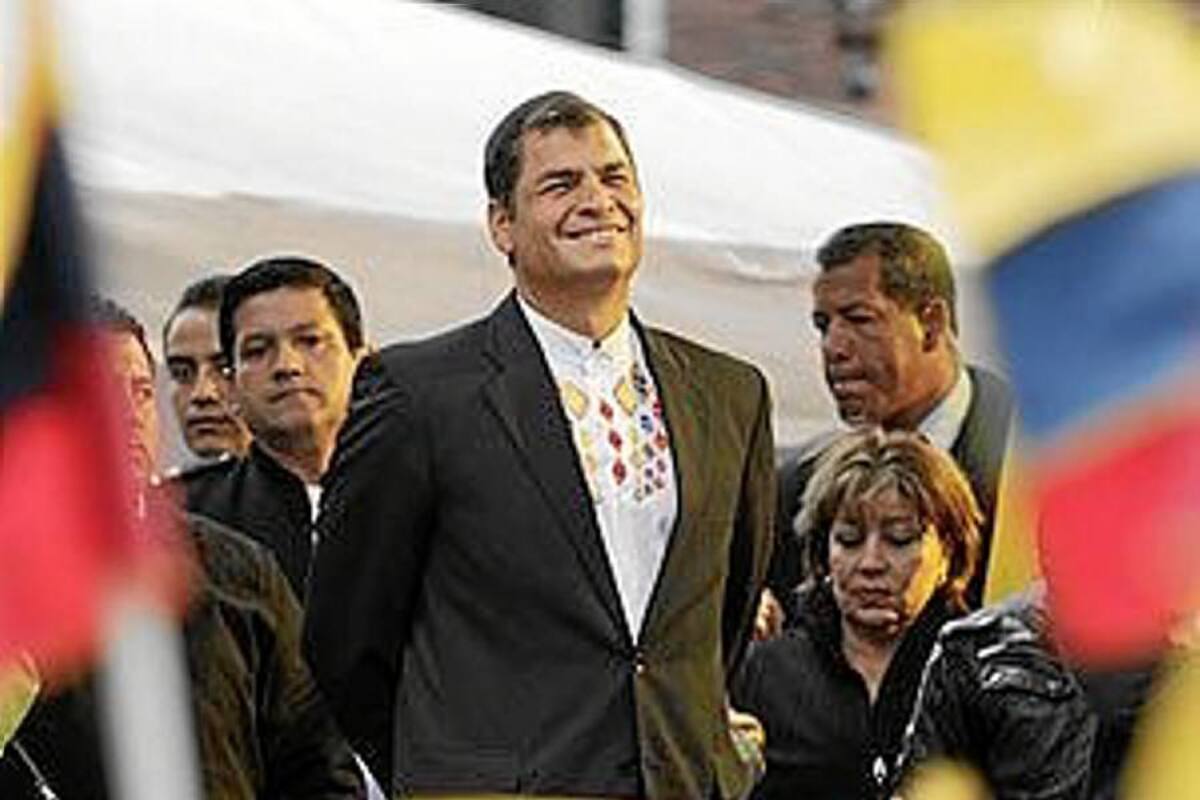 Correa le pide a la Selección de Ecuador que se recupere frente a Colombia (Foto: Tomada de Internet/VanguardiaLiberal)