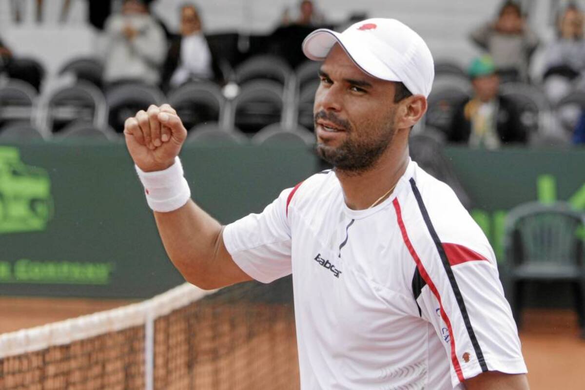 Alejandro Falla debutó con victoria en el Seguros Bolívar Open de tenis (Foto: Colprensa / VANGUARDIA LIBERAL)