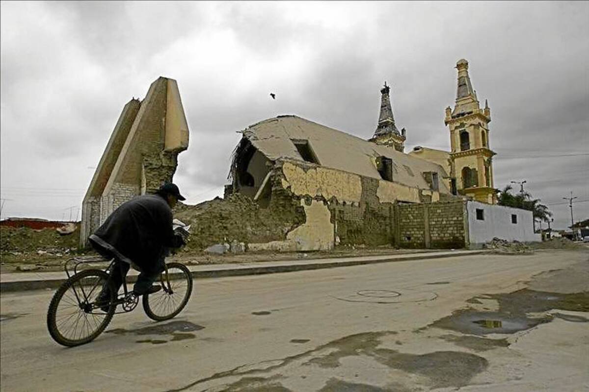 Fuerte sismo de 6,2 grados Richter en sur de Perú deja 60 heridos (Foto: Efe/VANGUARDIA LIBERAL)