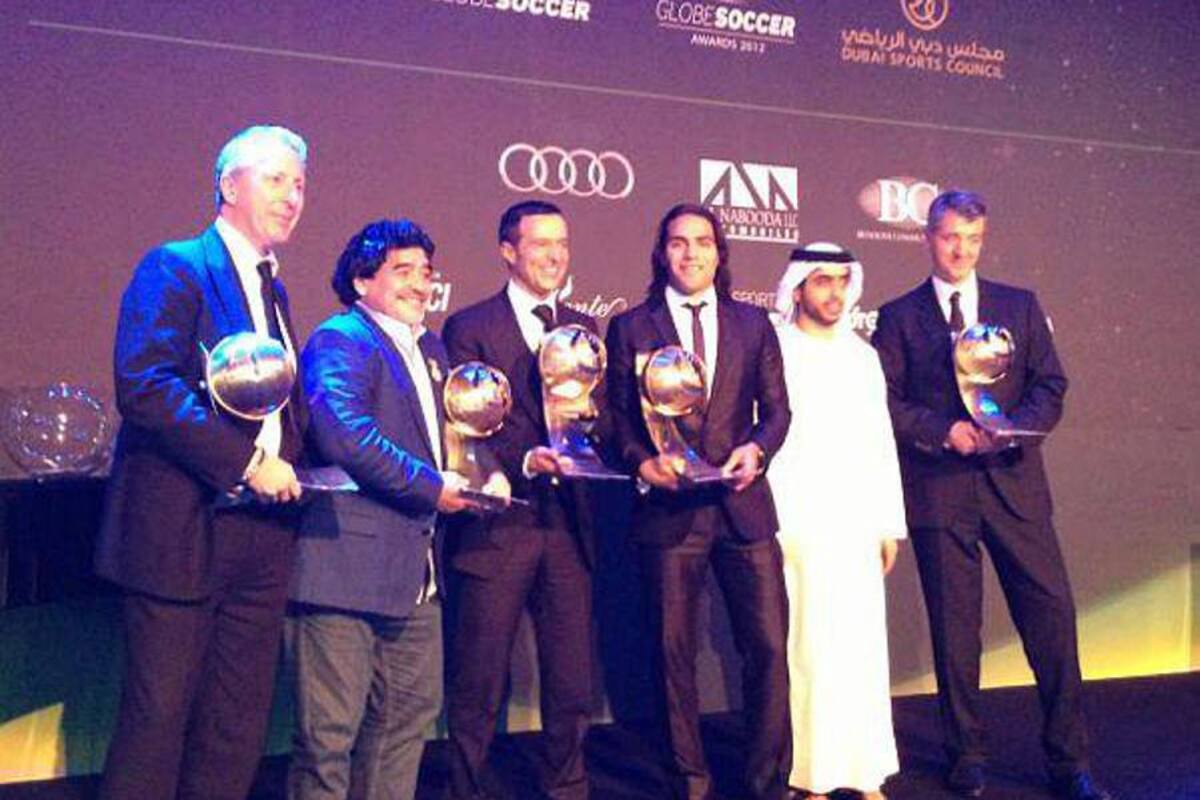 Falcao, el Mejor Jugador del 2012 en los Globe Soccer Awards (Foto: @FALCAO)