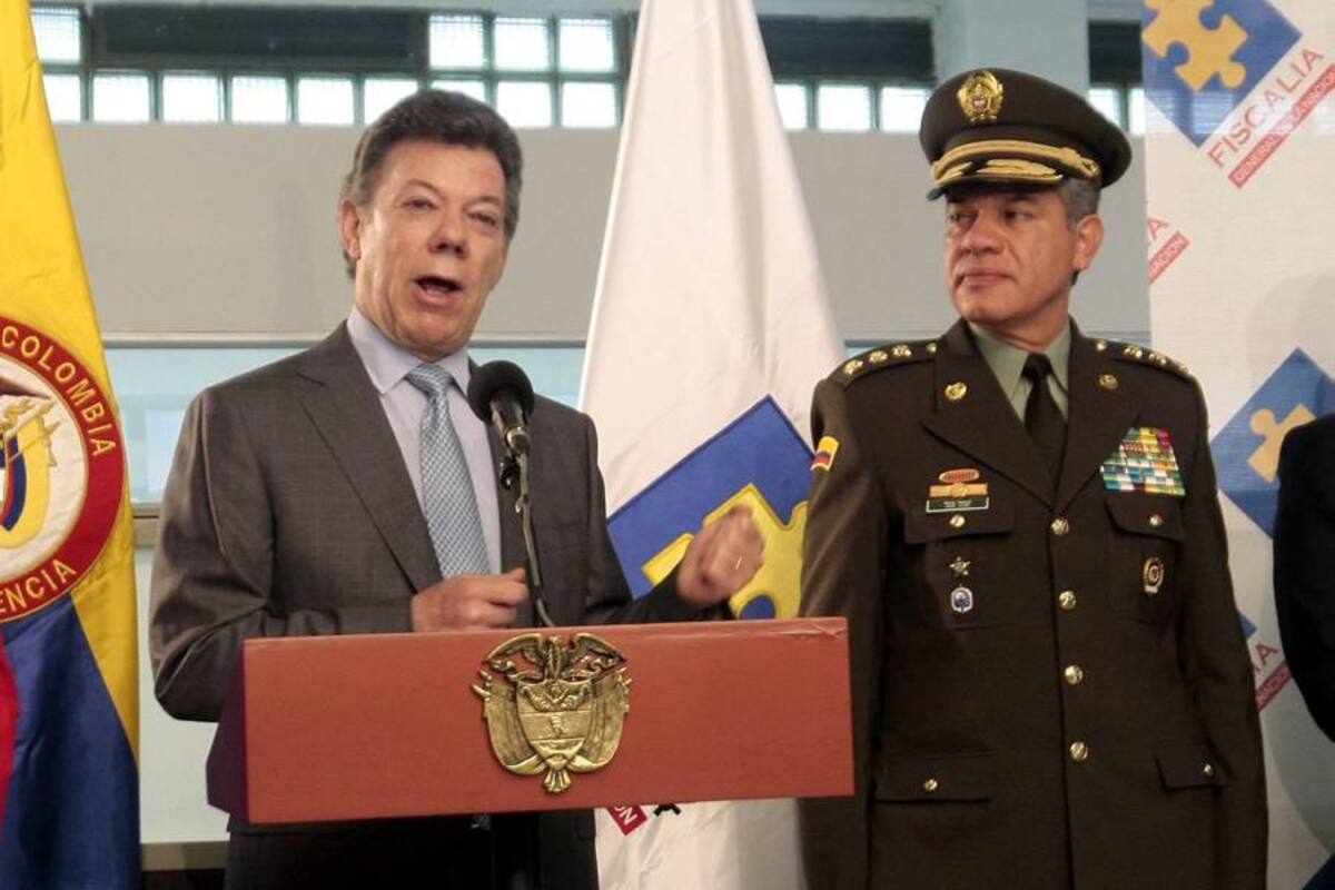 “Al general León Riaño lo citaron fuera de contexto”: Santos (Foto: Archivo/VANGUARDIA LIBERAL)