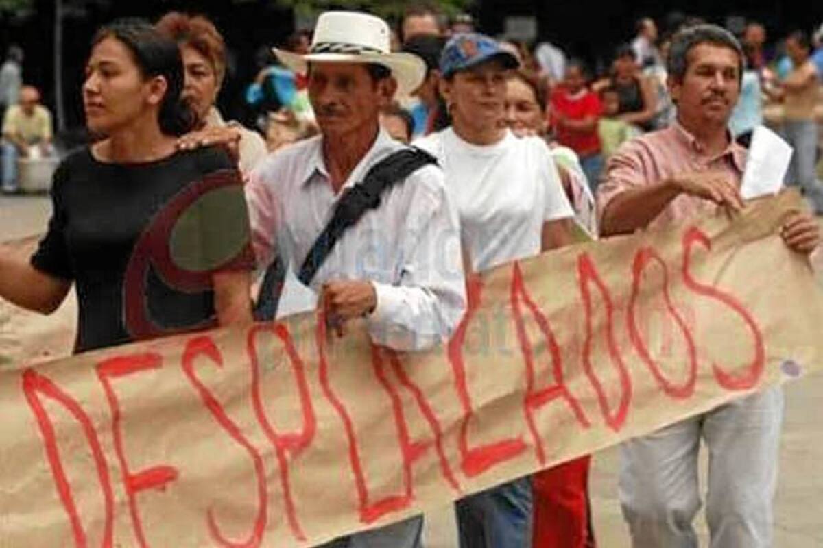 En el Urabá antioqueño miles de personas se movilizan a favor de la restitución de tierras (Foto: Tomada de internet/VANGUARDIA LIBERAL)