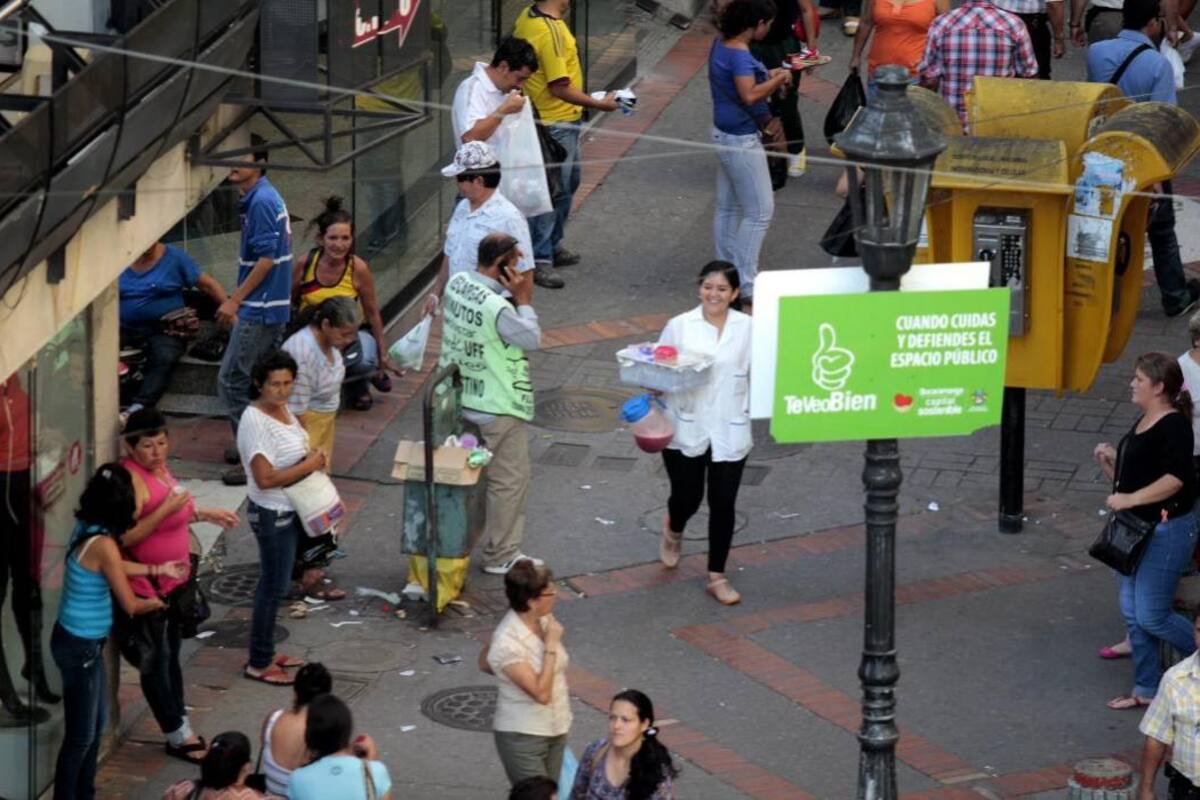 Lanzarán nueva ‘ofensiva’ contra vendedores informales en Bucaramanga (Foto: Archivo/ VANGUARDIA LIBERAL)