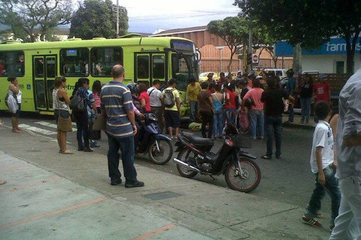 Falleció mujer atropellada por un bus de Metrolínea (Foto: Suministrada/ VANGUARDIA LIBERAL)