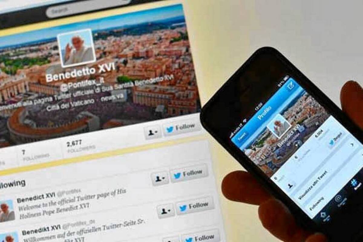 Benedicto XVI contestó ya a una pregunta que le hizo un seguidor en Twitter (Foto: Tomada de Internet/ VANGUARDIA LIBERAL)