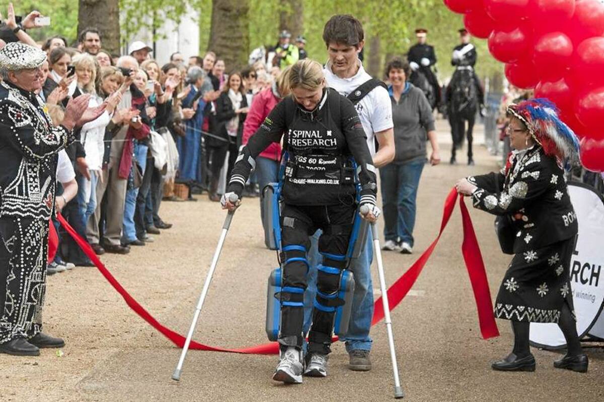 Mujer inválida completa maratón de Londres (Foto: TOMADA DE INTERNET )