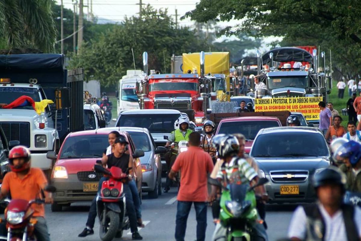 Terminó el paro de los camioneros (Foto: Archivo/VANGUARDIA LIBERAL)