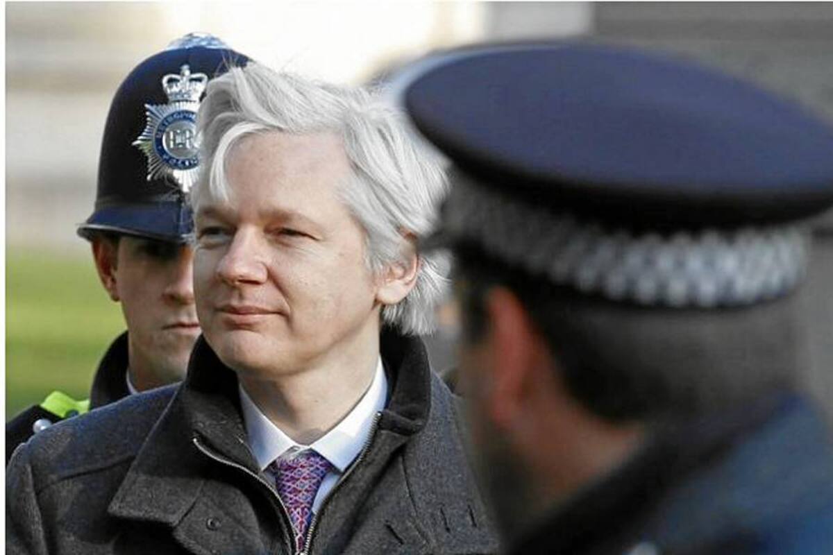 Assange puede ser detenido si abandona la embajada de Ecuador en Londres (Foto: Tomado de Internet/ VANGUARDIA LIBERAL)