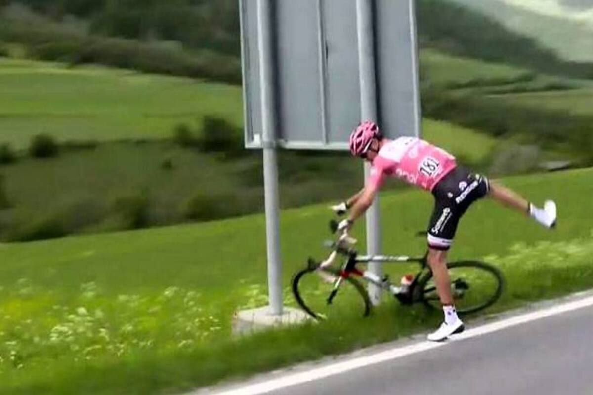 Por problemas estomacales, Tom Dumoulin pierde tiempo con Quintana en el Giro (Foto: Tomada de Twitter)