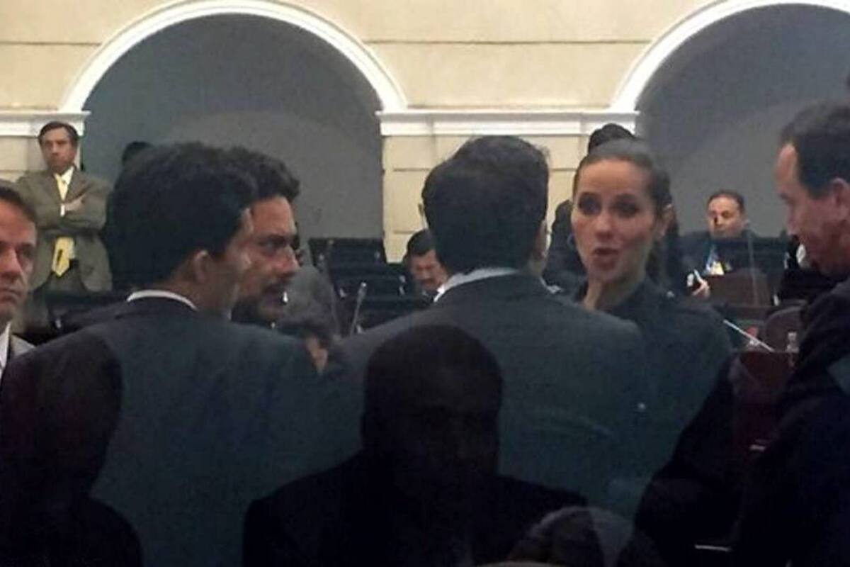 ¿Qué hacían artistas famosos en el Congreso mientras se debatía el PND? (Foto: Tomada de www.kienyke.com / VANGUARDIA LIBERAL)