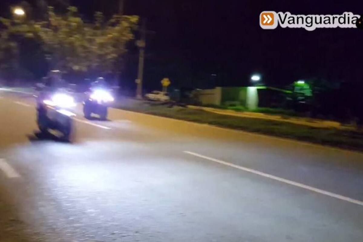 Nadie controla los ‘piques’ ilegales en el anillo vial de Floridablanca (Foto: TOMADO DE YOUTUBE.COM/VANGUARDIA LIBERAL)