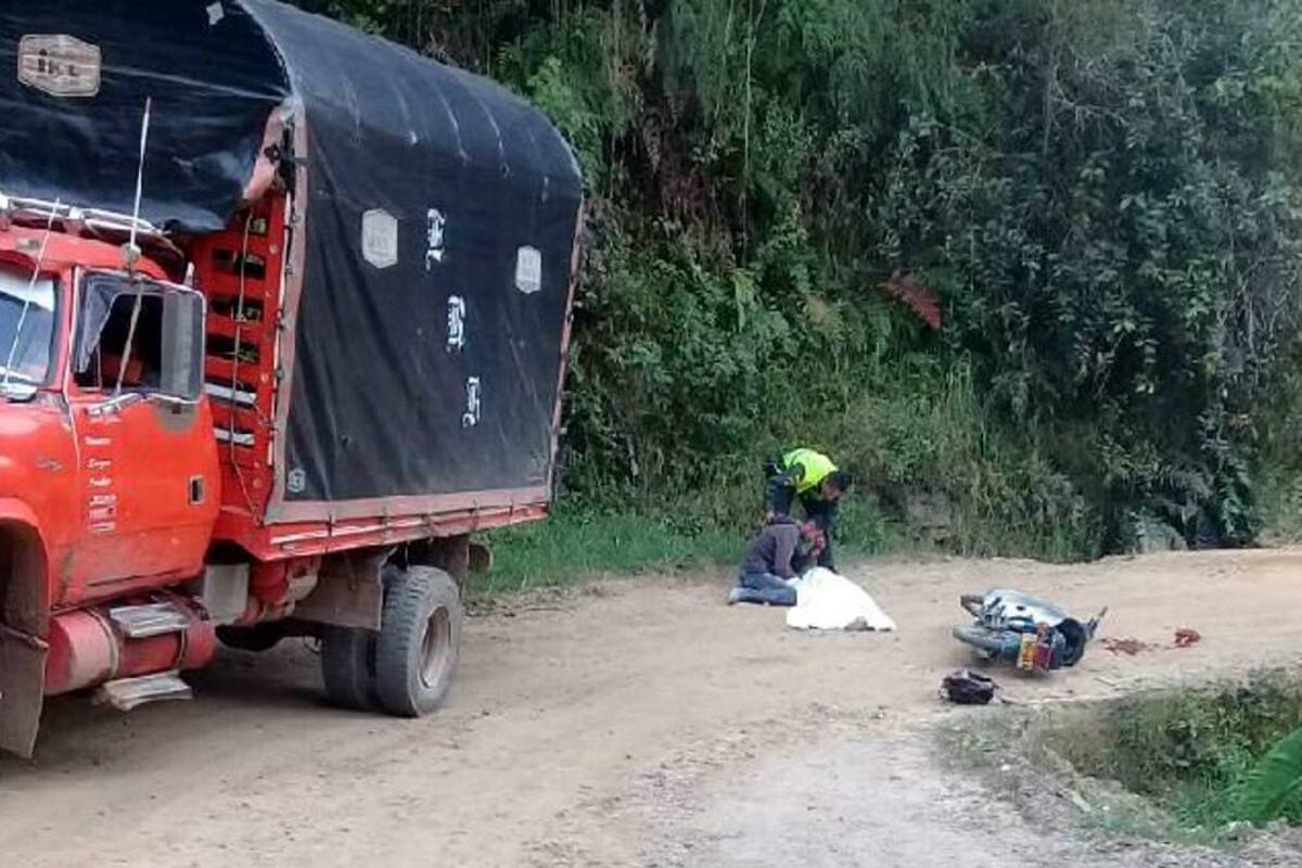 Niño de 13 años falleció en un accidente de tránsito en Santander (Foto: Suministrada/VANGUARDIA LIBERAL)