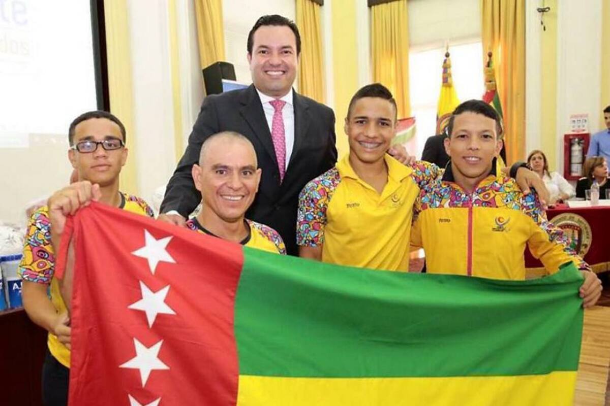 Rifirrafe entre el Gobernador y los deportistas por la situación del deporte en Santander (Foto: Colprensa /VANGUARDIA LIBERAL )