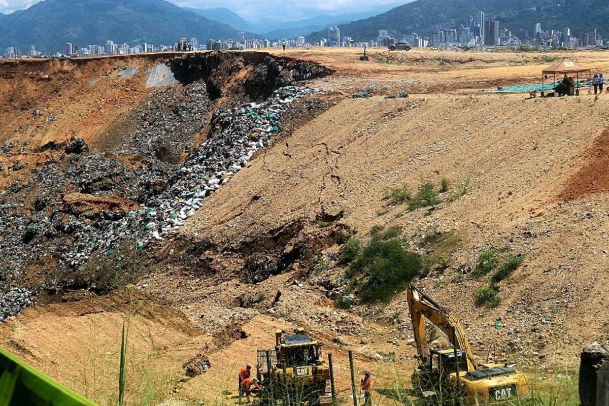 El Carrasco colapsa y tiene a Bucaramanga y el área en emergencia (Foto: Fabián Hernández / VANGUARDIA LIBERAL)
