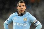Tévez podría sentarse en el banquillo del Manchester City ante Chelsea