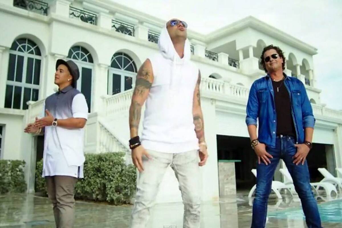 Wisin, Carlos Vives y Daddy Yankee presentaron el video de Nota de amor (Foto: Captura de video/VANGUARDIA LIBERAL)
