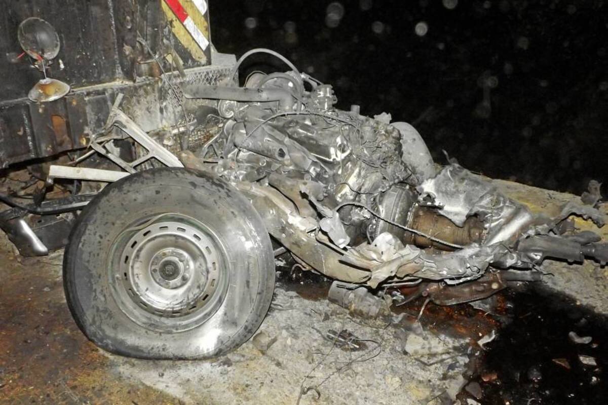 Tres personas heridas tras explosión de carro bomba en Aguachica, Cesar (Foto: Suministrada/ VANGUARDIA LIBERAL)