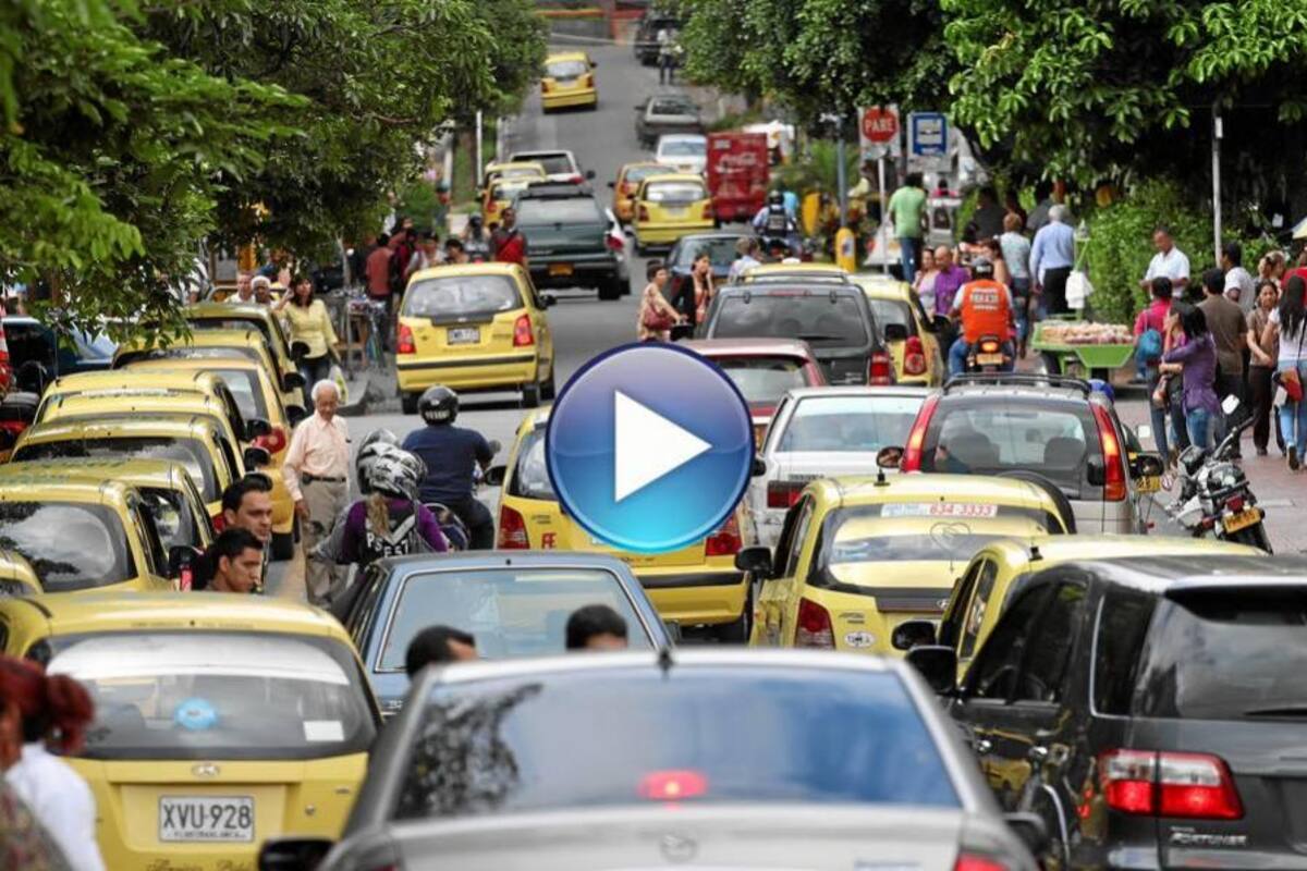 Siga en directo el ‘plan tortuga’ de los taxista en Bucaramanga (Foto: Archivo / Vanguardia Liberal)